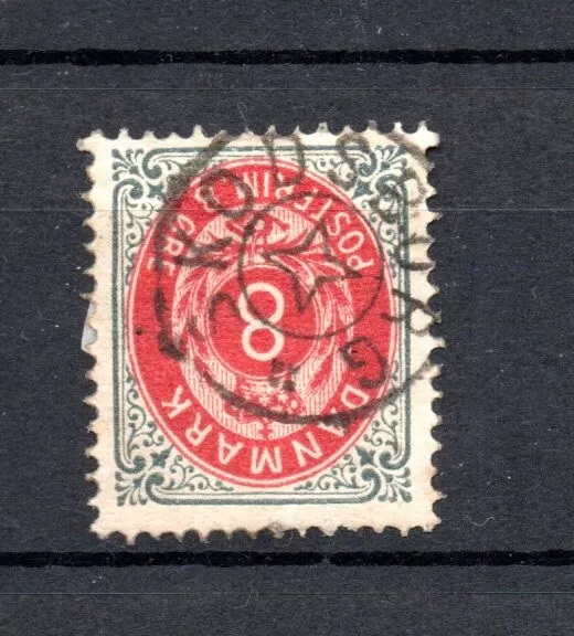 Danemark 1875 Freimarke 25 Posthorn luxus gebraucht Sternstempel Kodsborg