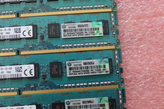 HP / SK Hynix 32GB (4x8GB) 2Rx8 PC3-14900E ECC RAM 715271-001 712288-081 3