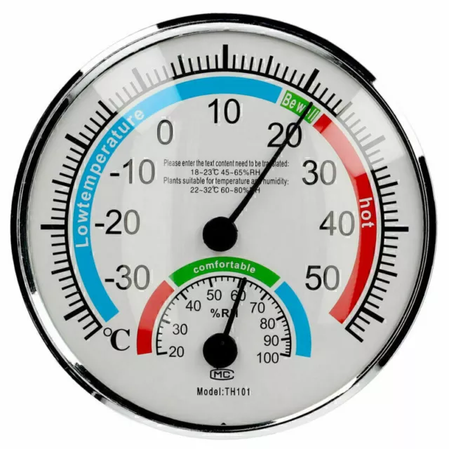Termómetro higrómetro termo analógico humedad habitación control de clima en AMOR 2