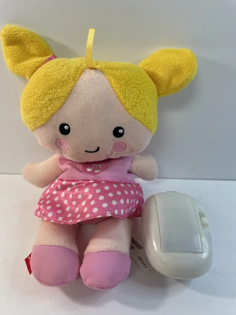 Fisher-Price Silly & Sweet Baby Doll sift and cuddley pink dress works baby doll