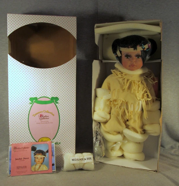 Paradise Galleries Joyful Dove Porcelain Doll Treasury Collection New In Box