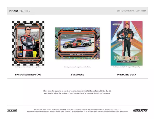 2023 Panini Prizm Racing Hobby Box 12 Packs per Box, 12 Cards per Pack 3