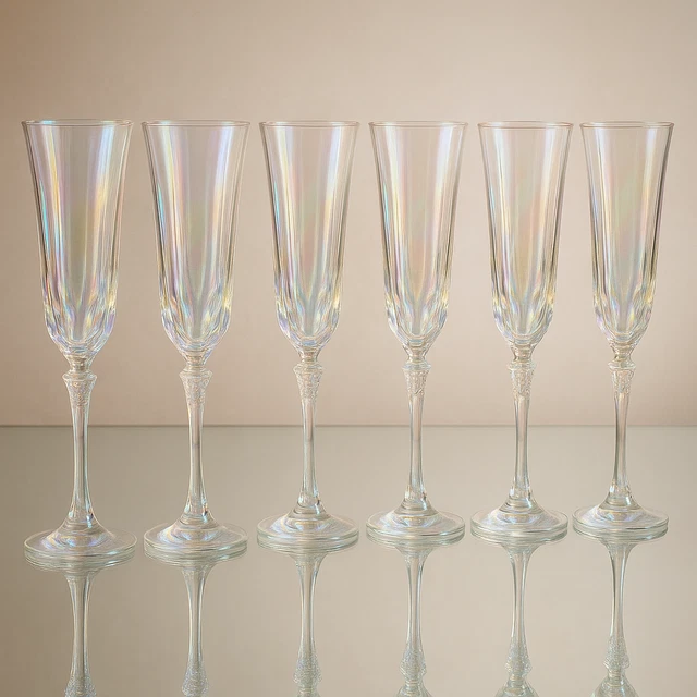LOT 6 VERRES A Liqueur Cristal Vsl Val Saint Lambert 1900 - 1930 EUR 30,00 - FR