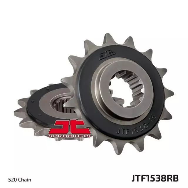 JT Quiet Rubber Front Sprocket 15T Fits Kawasaki Z800 (ZR800) 2013 - 2016