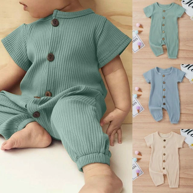 Outfits Floral Romper Bodysuit Jumpsuit Clothes Summer Newborn Baby Girls Boy
