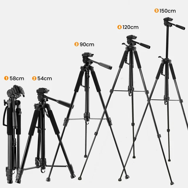 Leichtstativ mit Tragetasche Verstellbares Stativ für Kreuzlinienlaser Fotografi