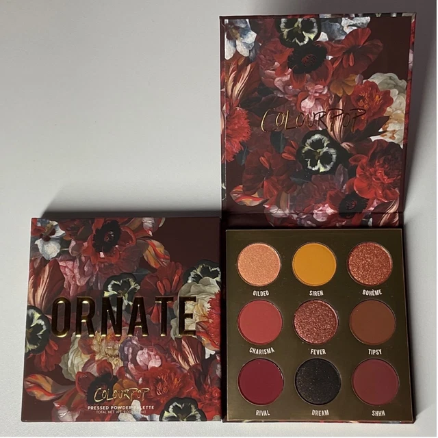 PALETA DE SOMBRAS DE OJOS COLORPOP ~ ORNAMENTADA ~ Totalmente nueva en caja Por favor leer