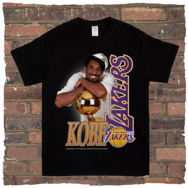 Kobe Bryant Los Angeles Lakers NBA Basketball Homage Retro T-Shirt