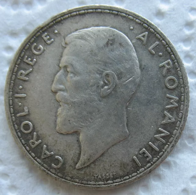 1912 Romania Silver 2 Lei