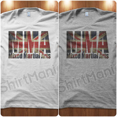 T-Shirt Maglietta MMA UK Mixed Martial Arts UFC BJJ Gym Palestra Uomo S M L XL