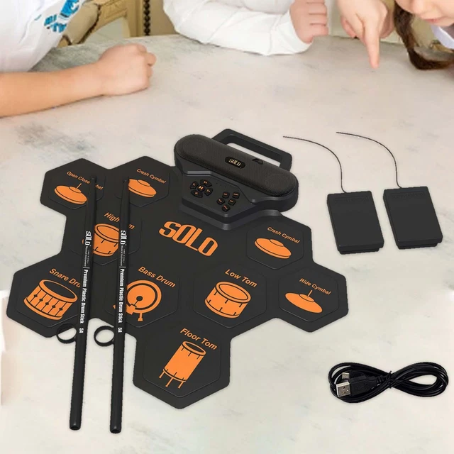 Desktop electronic drum set discount