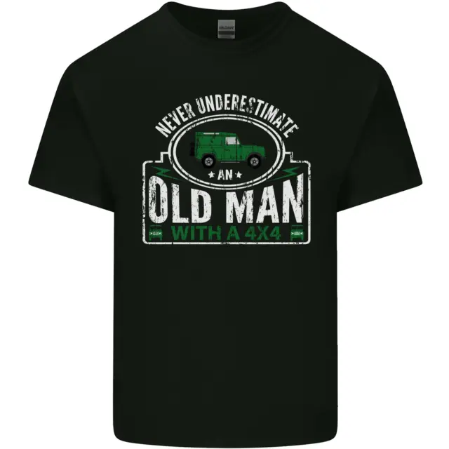 An Old Man With a 4x4 Off Roading Off Road Mens Cotton T-Shirt Tee Top