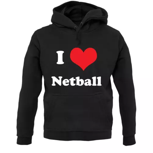 Love Netball Felpa Unisex - Gioco - Sport - Rete Sfera - Court - Squadra -