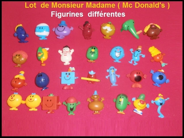 Lot de 10 figurines mr mme monsieur madame mr. men little mi à Gagny