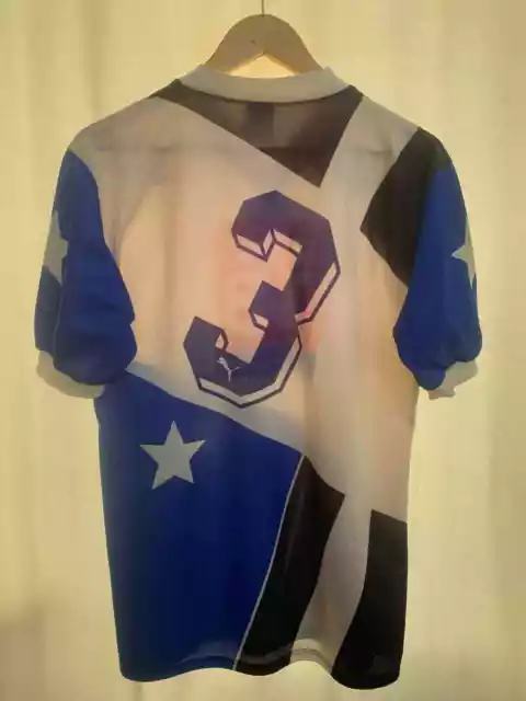 Fc Lausanne-Sport 1990/1991 Match Worn Home Football Shirt Jersey Size M Puma #2