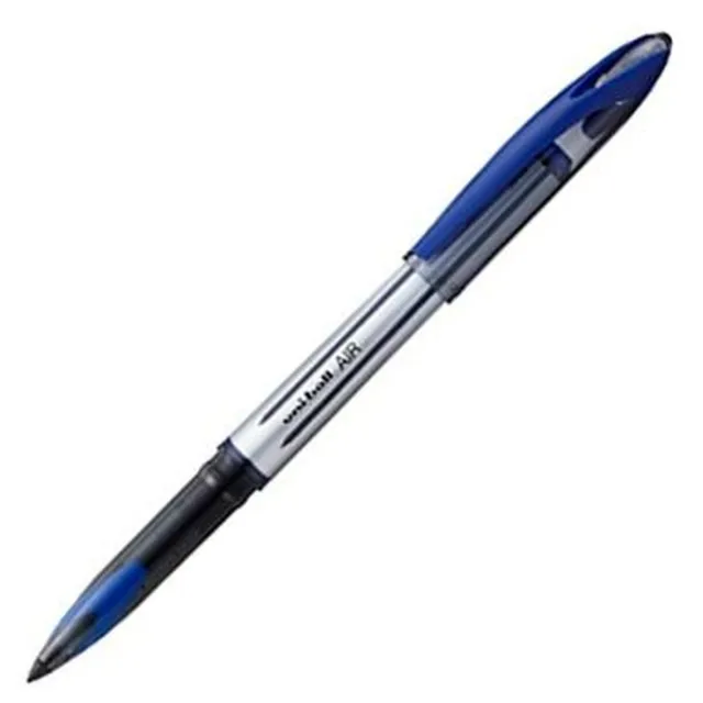 Kugelschreiber mit Flüssigtinte Uni-Ball Air Micro UBA-188-M Blau 12 Stück