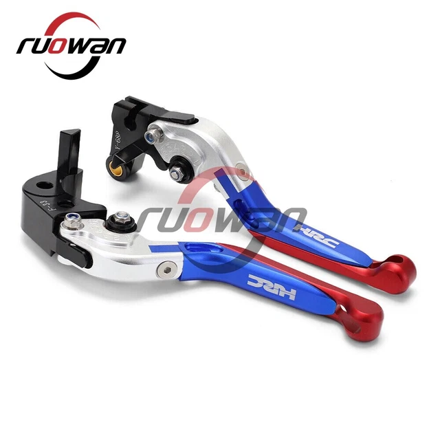 Paire De Leviers De Frein Ajustables/repliables CNC Rouge Pour Honda CBR 600RR 2003-2006