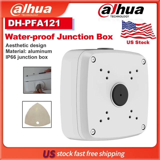 DAHUA WATERPROOF JUNCTION Box DHPFA121 for Bullet Dome Camera Mounting