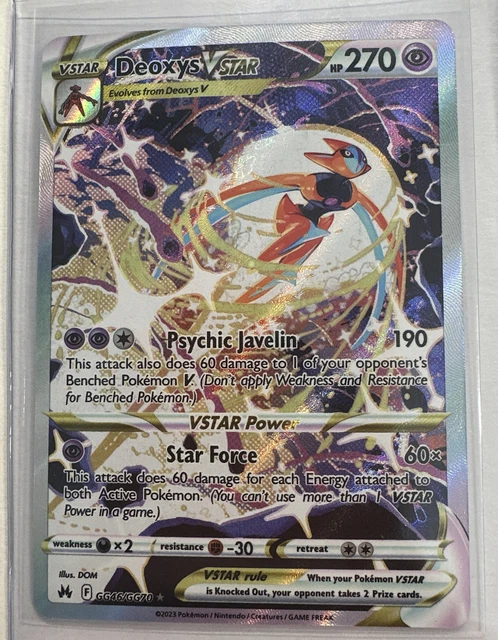 Coffret Deoxys VSTAR GG46/GG70 – Pokémon Gallery Secrète – Ultraboost X Zénith Suprême – 10 Cartes Françaises