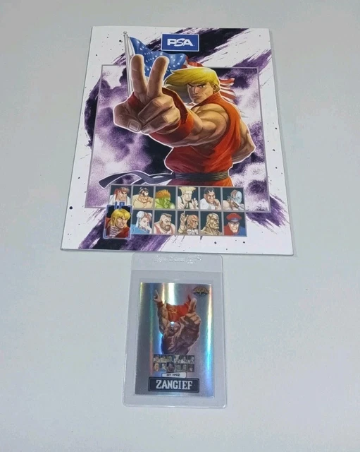 PSAマガジン　2025JUNE ストリートファイター2 PSA Magazine June 2025 Street Fighter 2 with Promo Card Pack