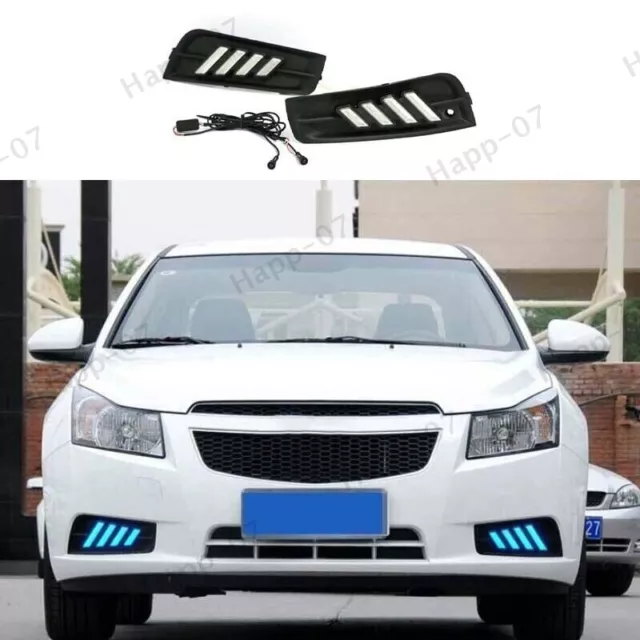 Turn Signal Front Bumper Light Assembly For Chevrolet Cruze LED Streamer 09-14