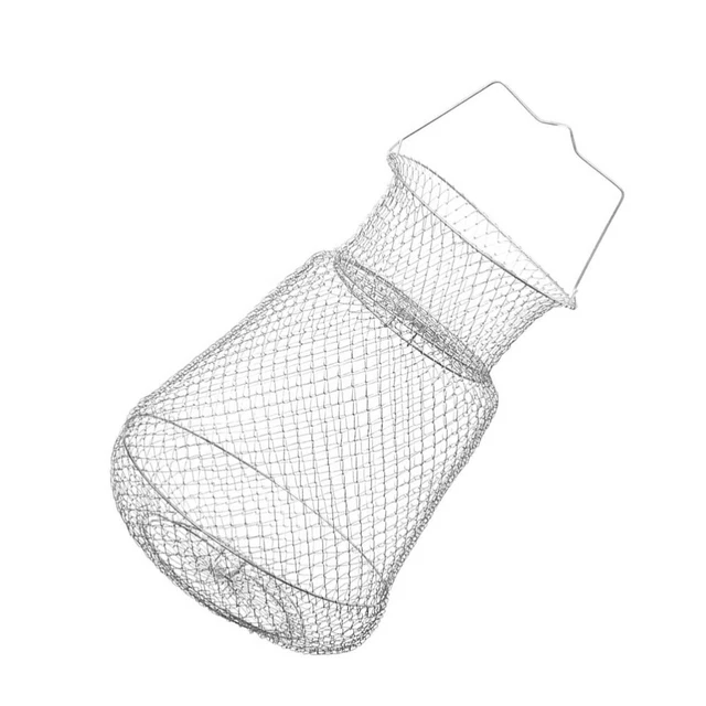 72 CM Poisson En Maille Cage De Pêche Panier Crevettes Appât