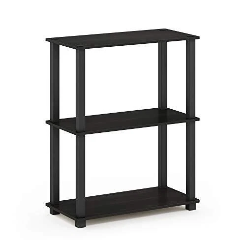 Turn-S-Tube 3-Tier Compact Multipurpose Shelf Display Rack with Square Tube,