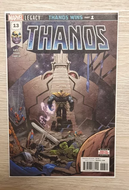 Thanos #13 (2016) 1st Cosmic Ghost Rider App, Marvel