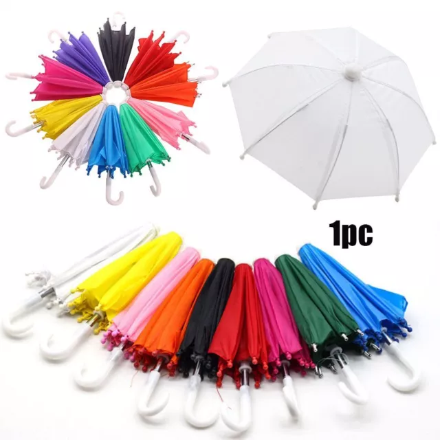 Decoration Colorful Toy Umbrella Rain Gear Doll Embellishment Mini umbrella