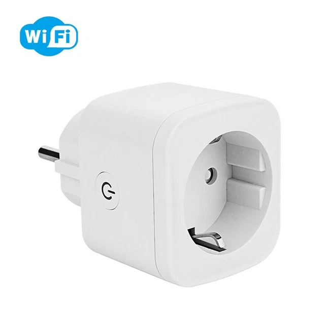Pièce de prise WiFi commande vocale d'alimentation blanche 3680 W consommation