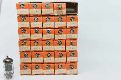 12AU7A ECC82 GE USA NOS VALVOLA TUBE 