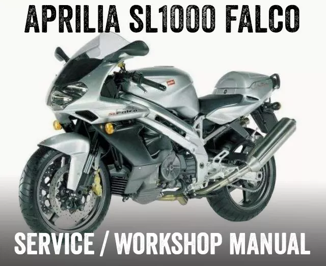 Aprilia SL1000 Falco Workshop Repair Service Owners Manual eBook PDF on CD