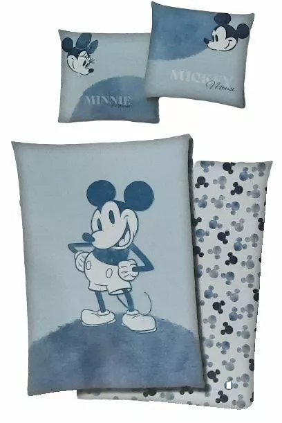 Disney Mickey Minnie Mouse Wende Bettwäsche Set 2 teilig 135 x 200 cm