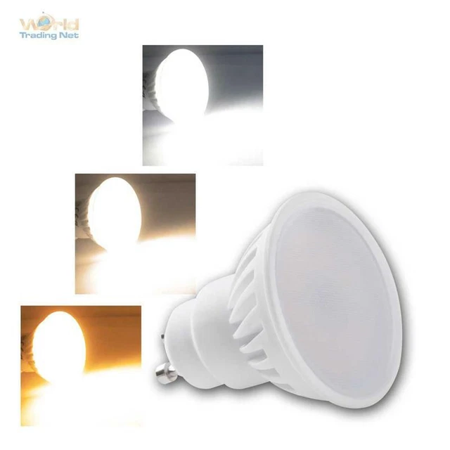 PROJECTEUR DEL GU10 ampoules 9W 900lm, couleur de lumière au choix