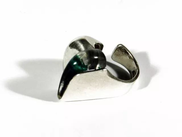 LAPPONIA Finnland Silber Acryl / Lucite Ring ° Design Björn Weckström °°°