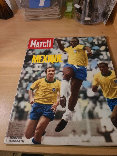 Magazine Paris-Match N°1102 19 JUIN 1970 PELE COUPE DU MONDE MEXIQUE