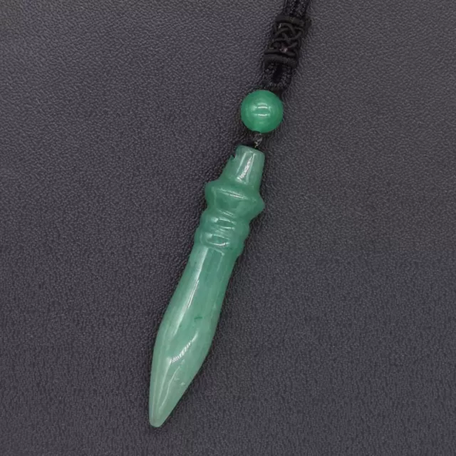 Natural Crystal Quartz Stone Pharaoh Scepter Pendulum Pendant Necklace Healing