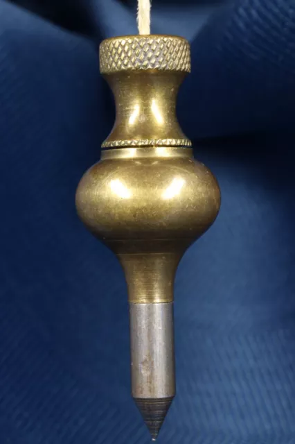 Plomada perico bronce y hierro. Pera. Plumb bob perico bronze and iron. Pear.