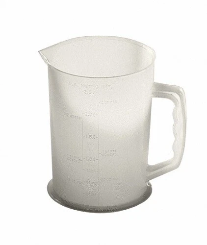 94040 Funnel King Heavy Duty Graduated Measuring Container - 155 oz. Capacity