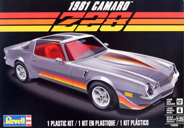 1981 Chevy Camaro Z28 in 1:25 Model Kit Bausatz Revell 4526