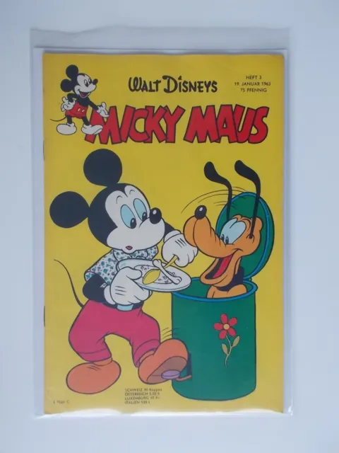 Micky Maus - Heft Nr. 3. Jahr 1963 - Walt Disneys Comic / Z. 1