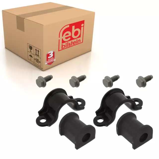 Rear Anti Roll Bar Bush Kit Inc Brackets & Bolts Fits VW Caddy Febi 44860