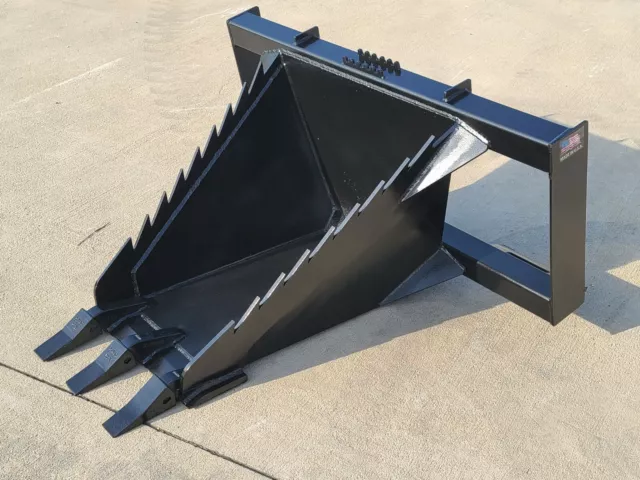 HD Stump Bucket For Skidsteer/tractor