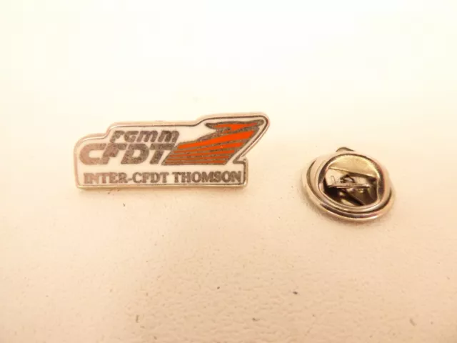 Pin's Pins Pin Badge- FCMM - INTER CFDT THOMSON - SYNDICAT -