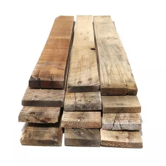 120 x Mixed Reclaimed Pallet Boards Wood Planks Timber Wall Slats