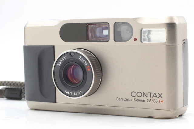 [Near MINT] Contax T2 D Titan Silver 35mm Point & Shoot Film Camera From JAPAN