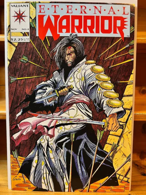 Eternal Warrior #4 1st cameo appearance of Bloodshot. NM-. 1992. Valiant Comics*