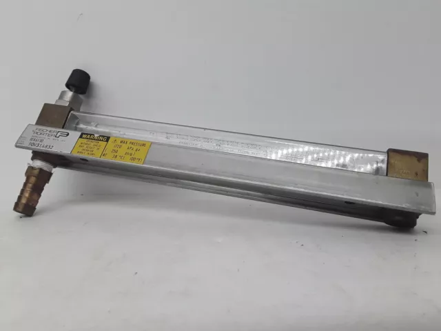 Fischer Porter 10A6130 Low Flow Purgemaster Meter 250 psig used