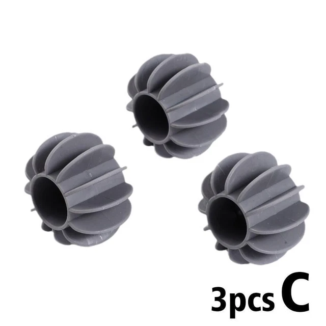 3pcs gray Revolutionary Reusable Silicone Laundry Ball: Say Goodbye to Pet Hair