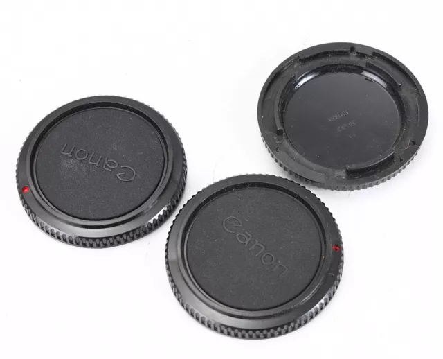 Canon par la Suite Fd Corps Capuchons, Lot De Trois / 213569